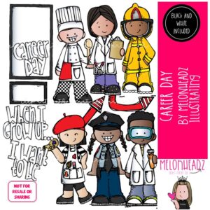 Career Day clip art, job, occupation COMBO PACK