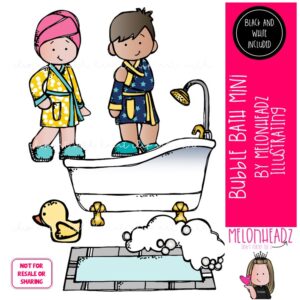 Bubble Bath clip art, hygiene Mini