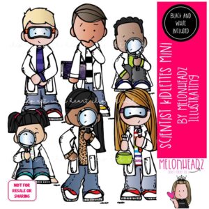 Scientist clip art, Science, kids Mini