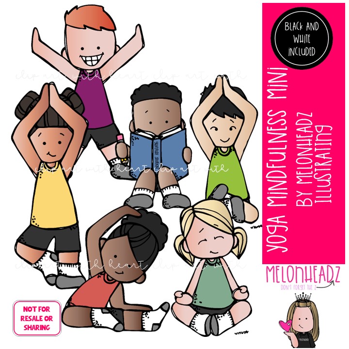 Yoga clip art, Mindfulness, exercise MINI