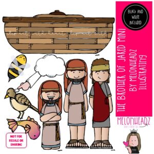 Brother of Jared LDS clip art, Book of Mormon MINI