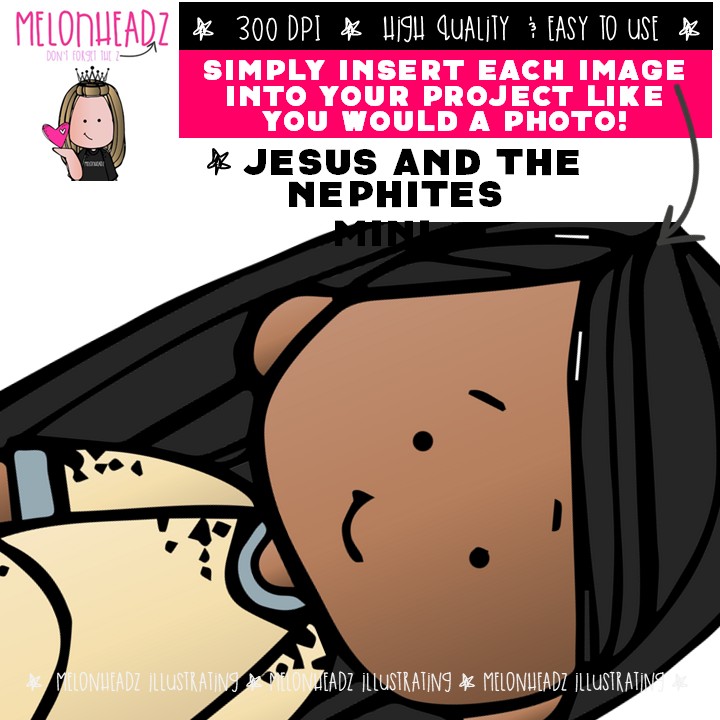 Jesus and the Nephites, LDS, Book of Mormon MINI - Image 3