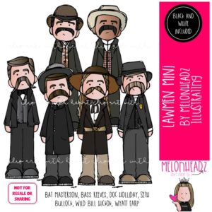 Lawmen clip art, Historical figure MINI