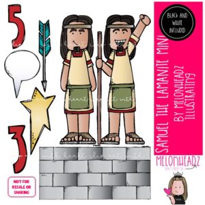 Samuel the Lamanite clip art, LDS Book of Mormon Mini