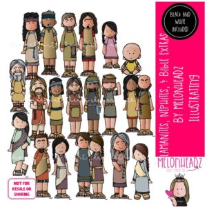 Lamanites clip art, Nephites, Bible extras COMBO PACK