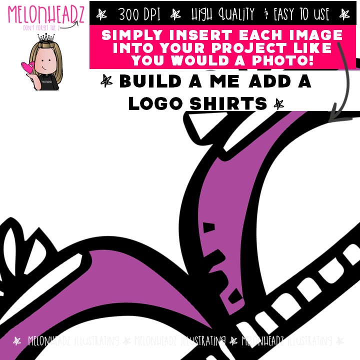 Build A Me clip art, Add a logo, Build a Teacher clip art COMBO PACK - Image 3