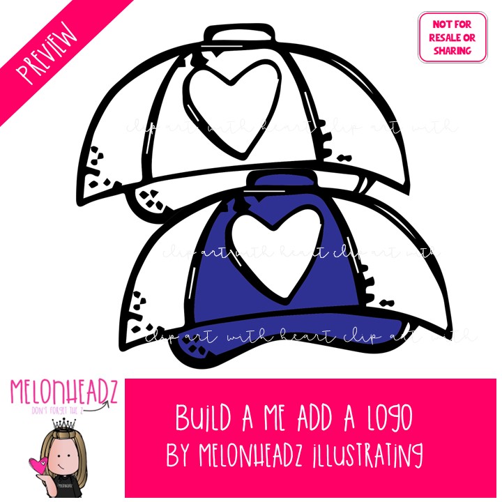 Build A Me clip art, Add a logo, Build a Teacher clip art COMBO PACK - Image 2