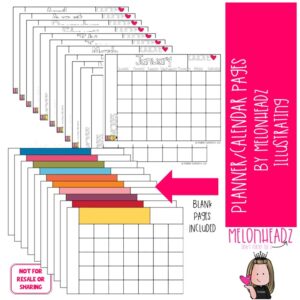 Planner / Calendar, Printable Pages