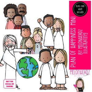 Plan of Happiness clip art, LDS clip art, Plan of Salvation clip art MINI