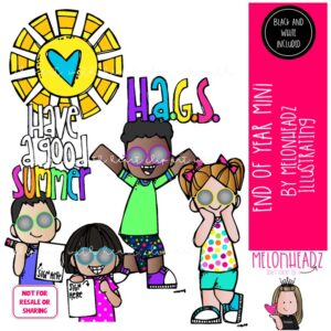 End of Year clipart Last Day of School clip art Summer clip art MINI