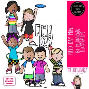 Field Day clip art, play, outdoors Mini