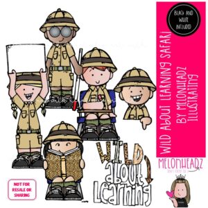 Wild about Learning clip art, Safari, Explorers MINI