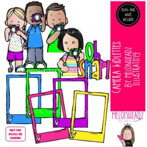 Camera Kidlettes clip art, frame, picture, photo Mini