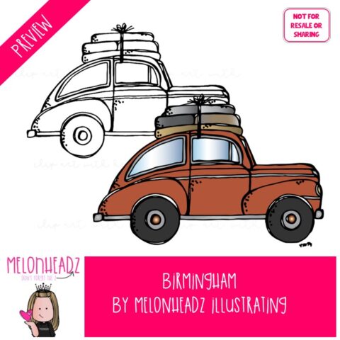 Birmingham clip art, Literature, Book Companion COMBO PACK - Melonheadz