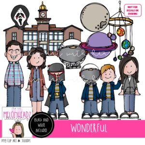 Wonderful clip art, literature, book companion COMBO PACK