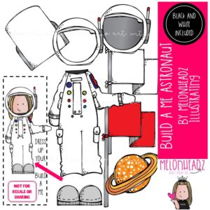 Build a Me clip art, Astronaut clip art Mini