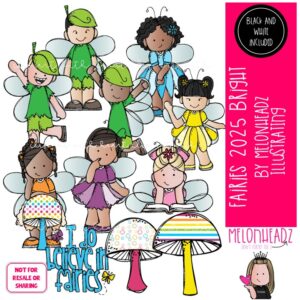 Fairies clip art 2025 Mushroom clip art Pixie clip art COMBO PACK