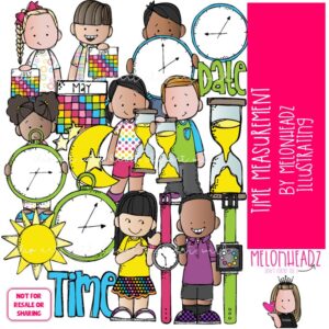 Time Measurement clip art, Math clip art, Science clip art COLORED Version