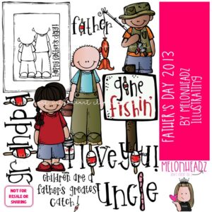 Father's Day clip art / Printable 2013 Dad's Day clip art COMBO PACK