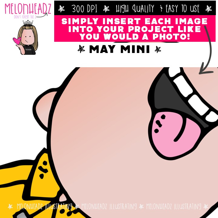 May clip art, Spring, Rain Mini - Image 3