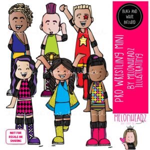 Pro Wrestling clip art Sports Entertainment clip art Mini