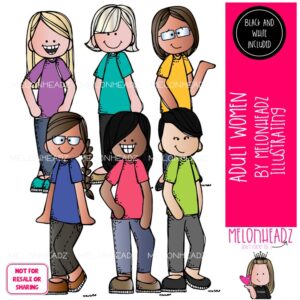 Adult Women clip art, Female clip art Mini