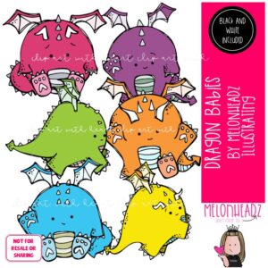 Dragon Babies clip art, Fantasy clip art Mini