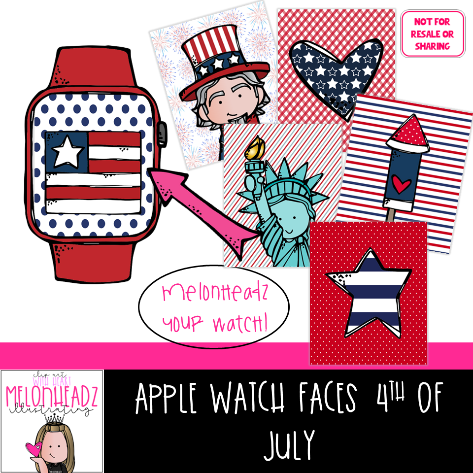 Apple watch faces 4th (c) Melonheadz Illustrating LLC 2022