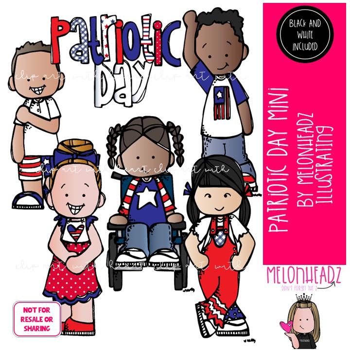 Patriotic Day (c) Melonheadz Illustrating LLC 2023