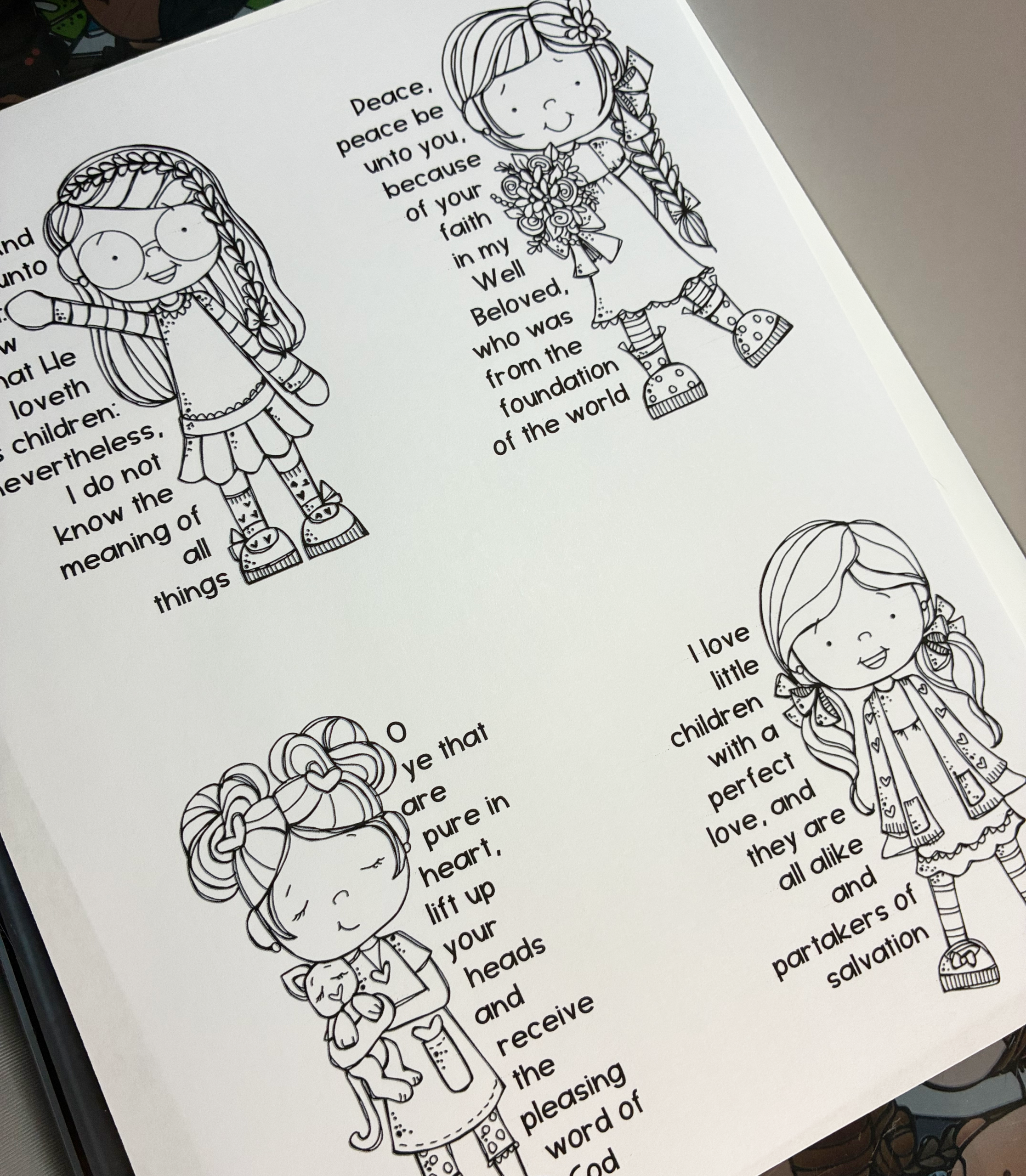 Book of Mormon Journaling, Addie's Edition, inserts, 2026, Printable - Image 2