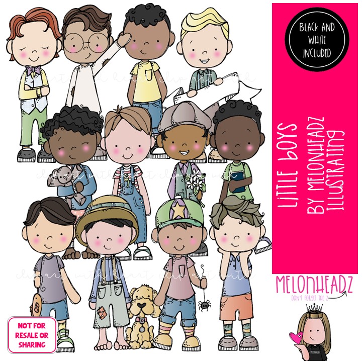 Little Boys (c) Melonheadz Illustrating LLC 2026 C