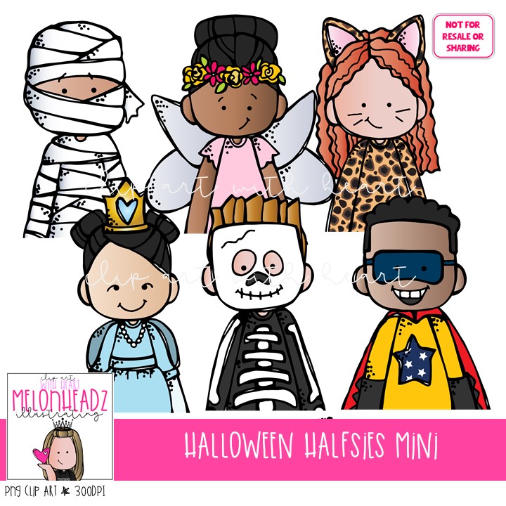 Halloween Halsies Mini (c) Melonheadz Illustrating LLC 2021