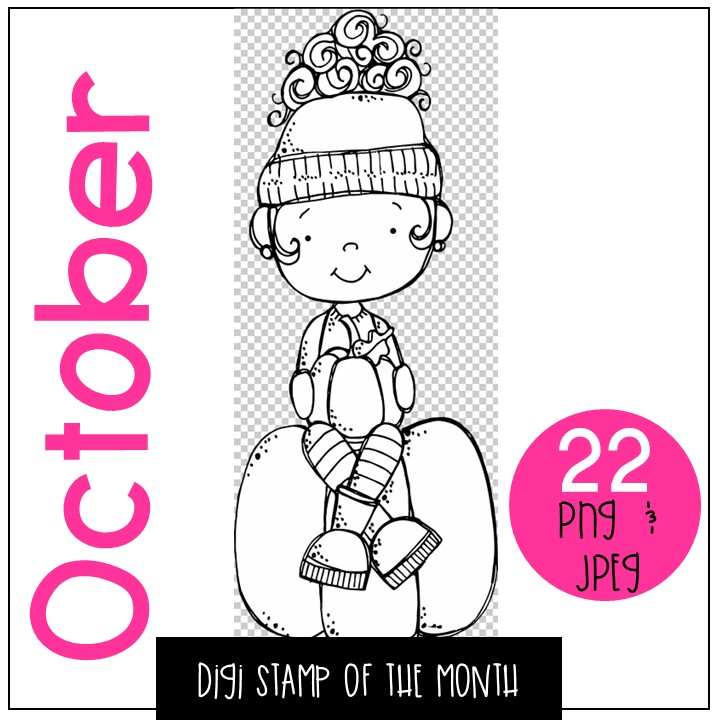 digi of the month (c) Melonheadz Illustrating LLC 2026 OCT